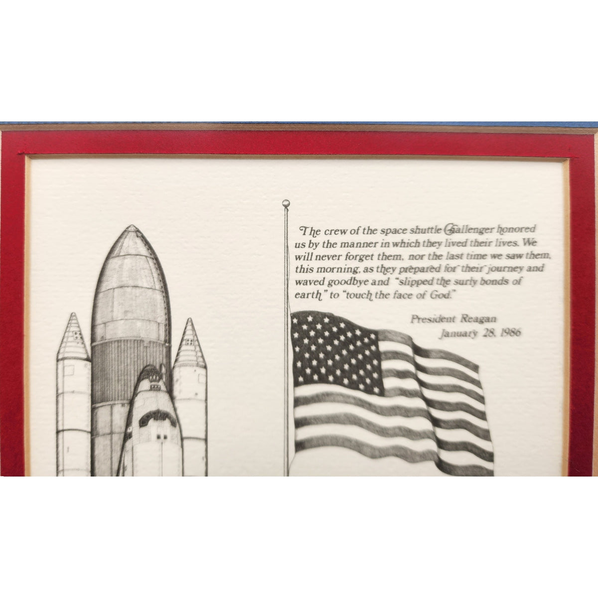 "On the Wings of a Dream” RConely Art & DieCast Space Shuttle Runway Tribute Set