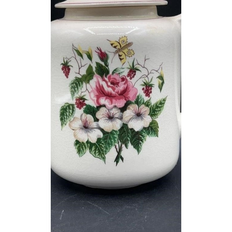 Vintage Edwin Knowles "Spring Glory" Coffee Pot - 1950s