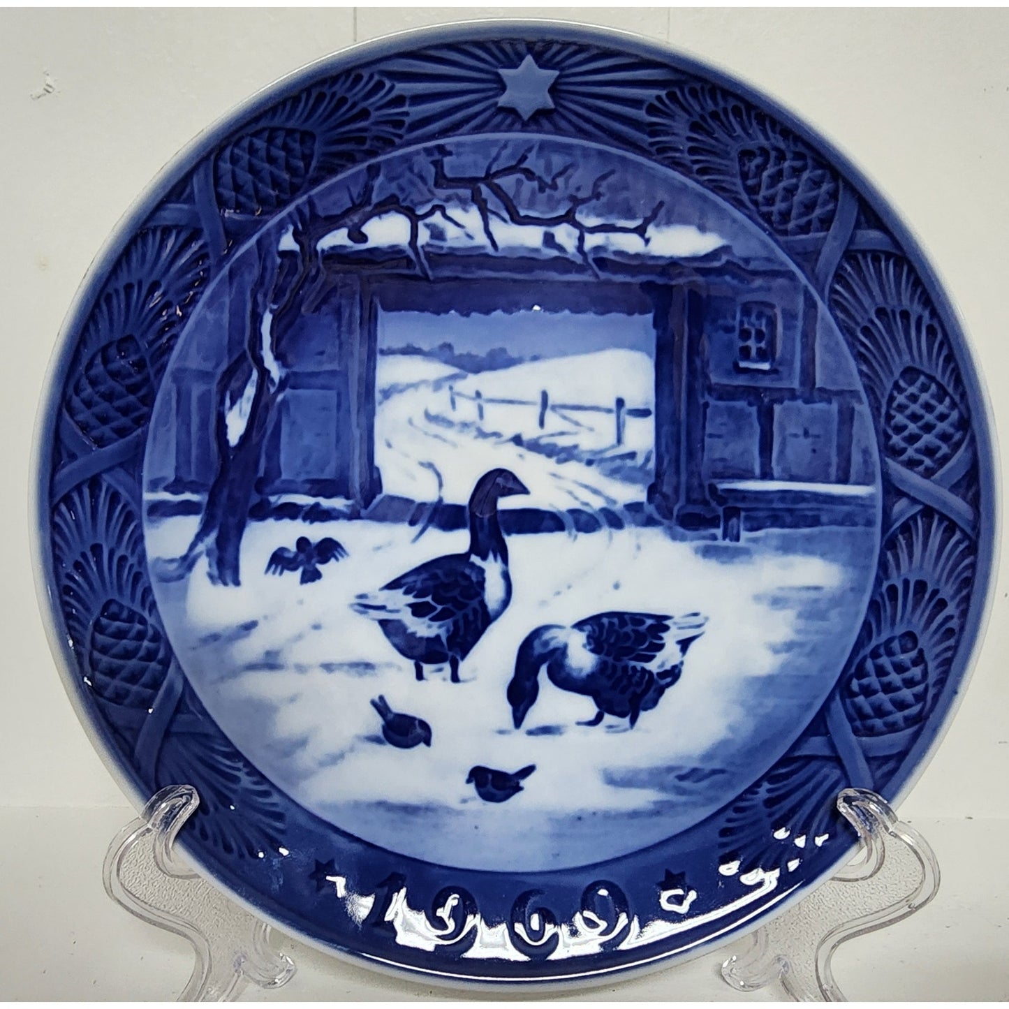 Royal Copenhagen & B&G Christmas Plates Lot 1969–1973 – Denmark Porcelain