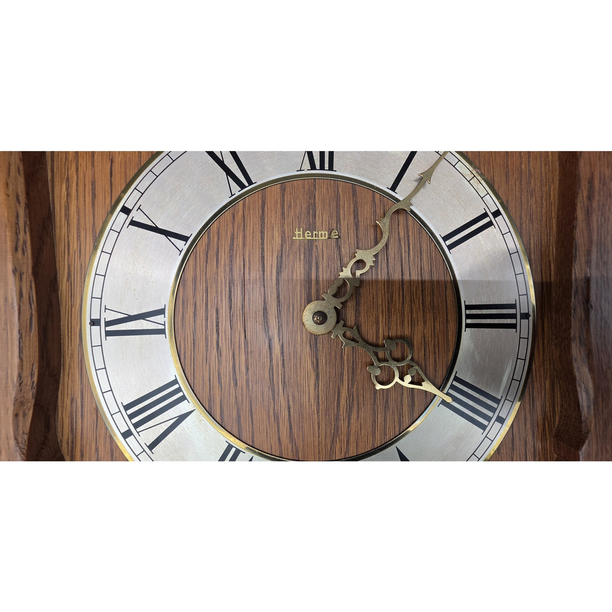 Vintage Tempus Fugit Wall (Time Flies) Clock Wood 31.5" Germany Pendulum Weights
