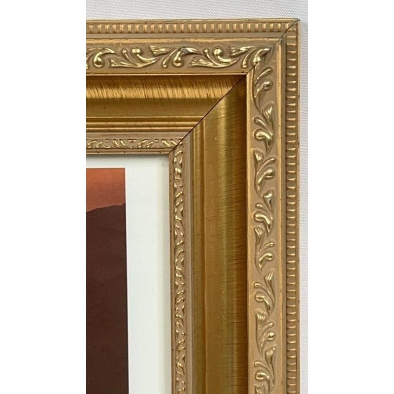 Mel Allen Ullswater Canvas Print Gold Ornate Frame 29.5x21.75 Ready to Hang