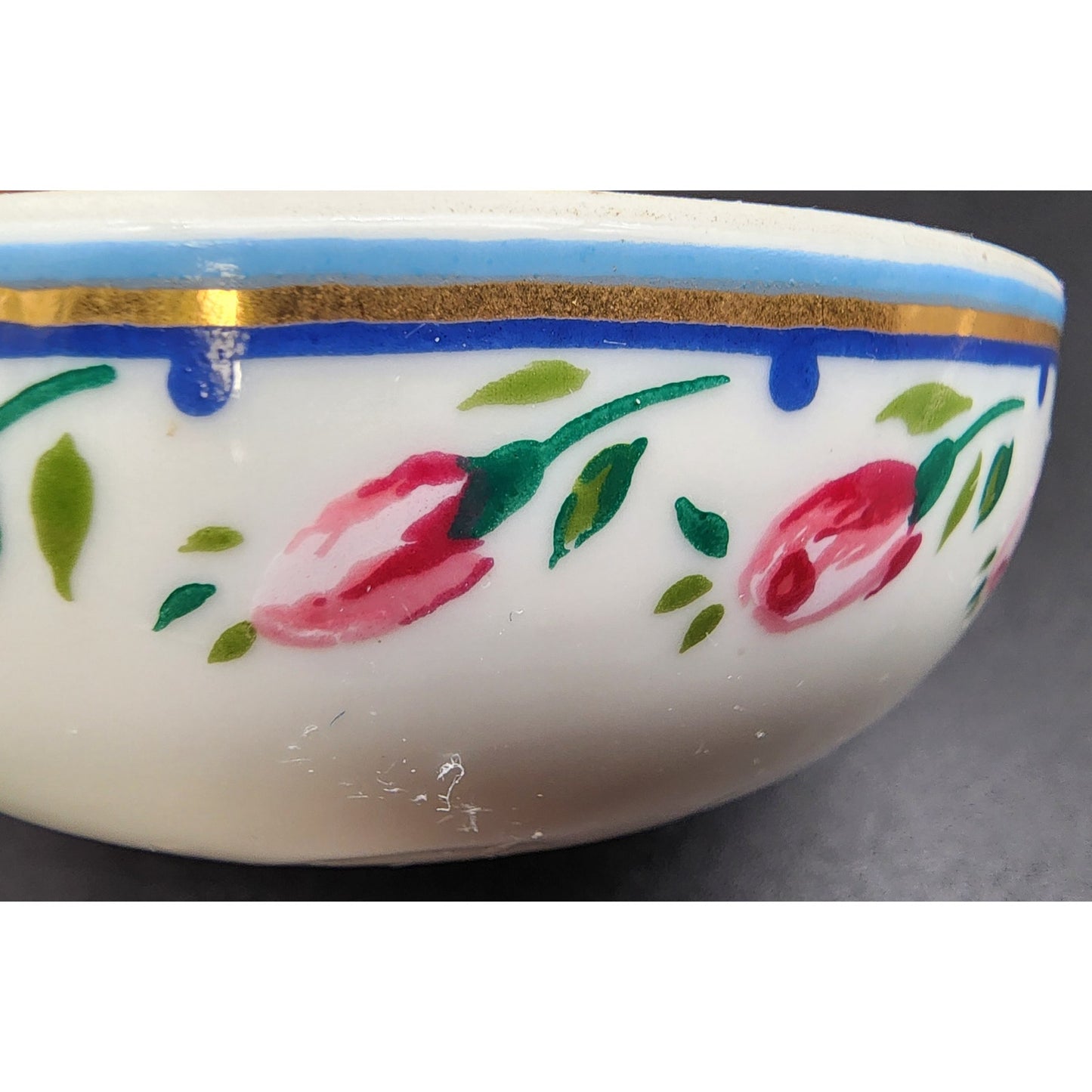 Orient Express Japan Elizabeth Arden Porcelain Rose Candle w/ Lid Vintage