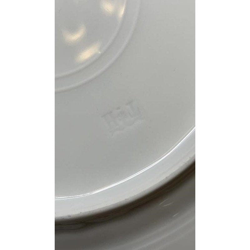 3 Antique T. Haviland Limoges France Scalloped Salad Plates Higgins & Seiter NY