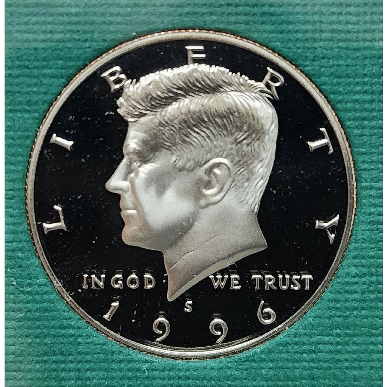1996‑S U.S. Mint Proof Set • 5‑Coin Clad • Original Box & COA • Low Mintage