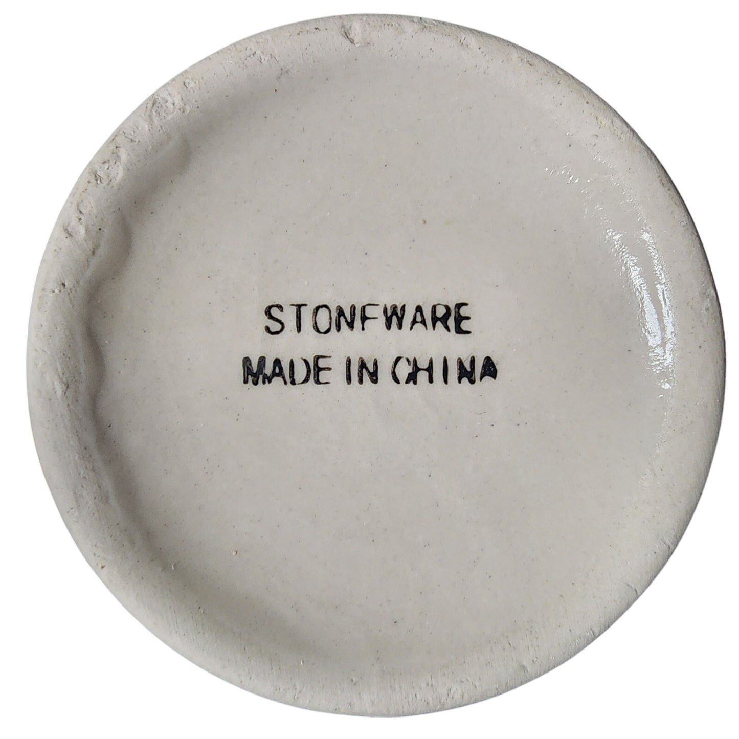 VTG Chinese Stoneware Christmas Dinnerware Set Hand Painted Trees 24 Pc - Rare