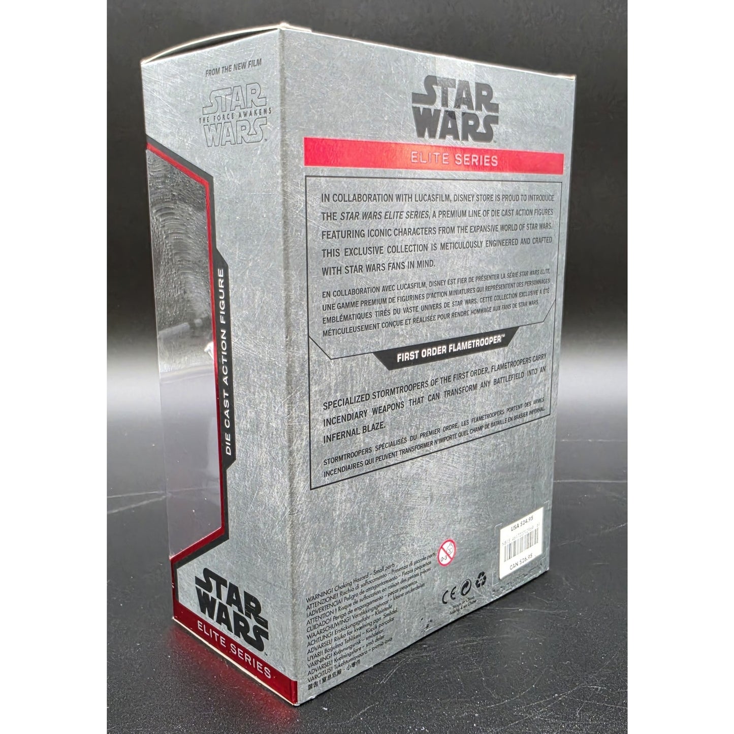 Disney Store Star Wars Elite Series First Order Flametrooper Die Cast NIB