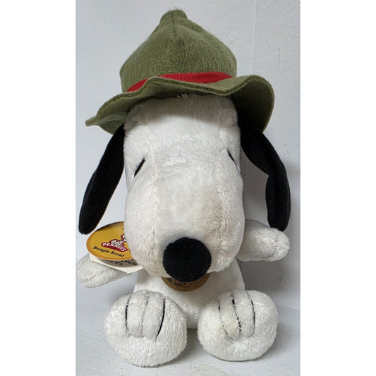 Hallmark Peanuts 2009 Snoopy Plush – Happiness Since 1950, Leather Tag, patina