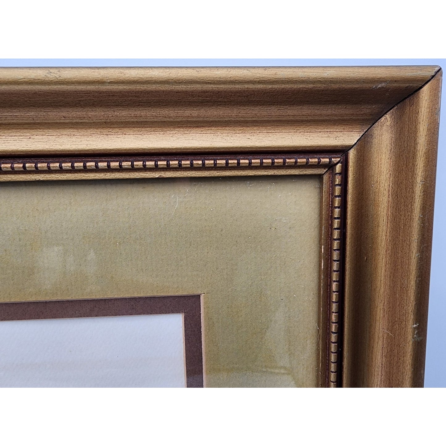 1972 Howard Fain Lithograph "The Tollgate House" Signed Framed Gold Ornate