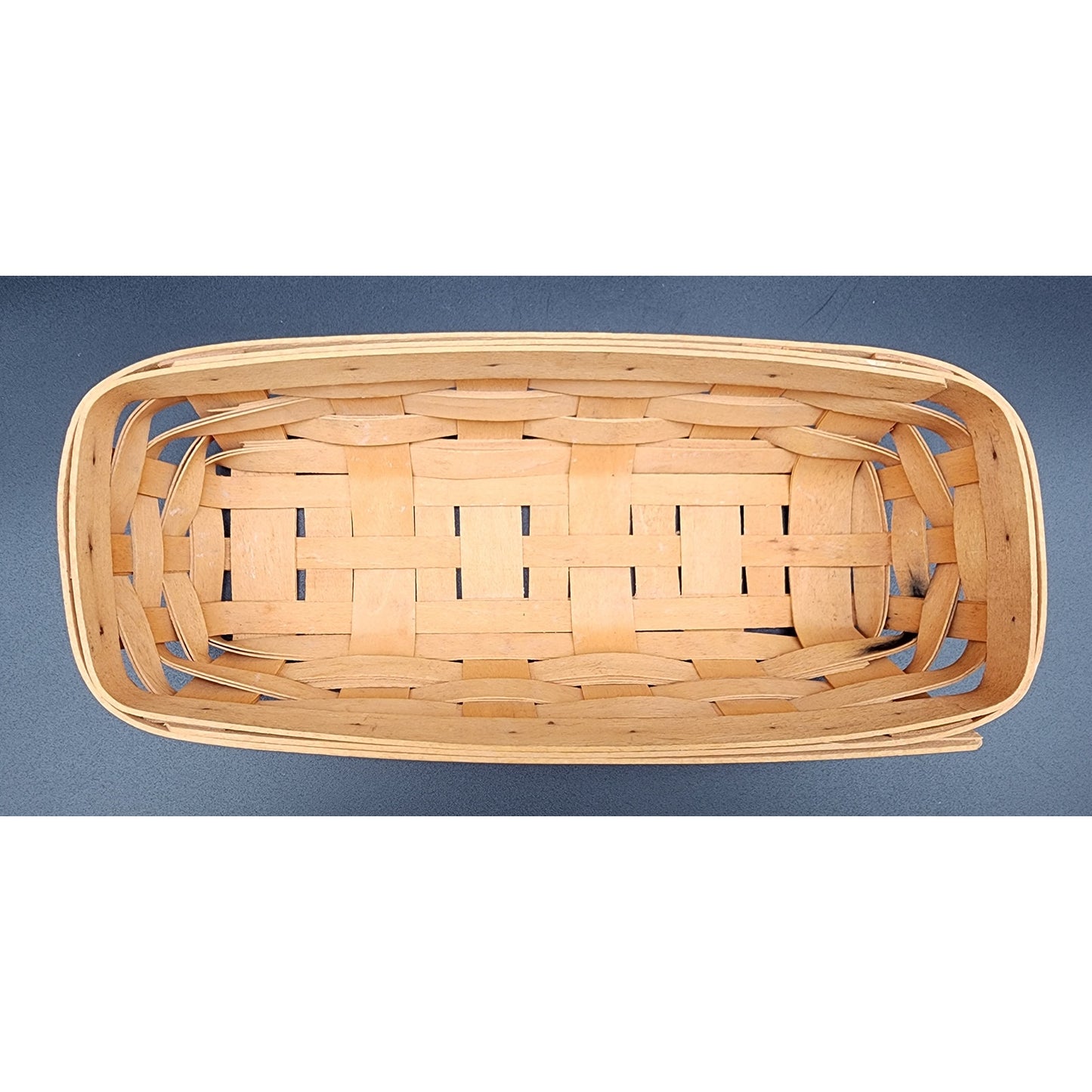 Longaberger Handwoven Basket 1998 SDW Signed – Small Utility Storage Tray
