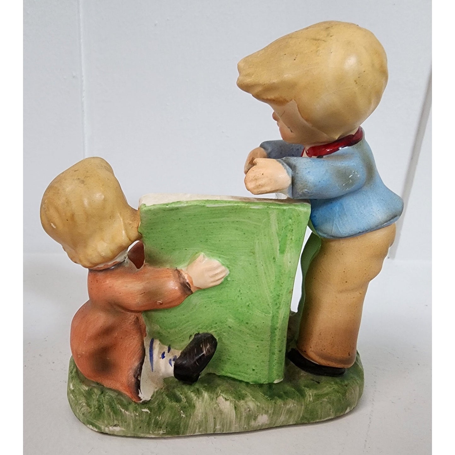 Vintage Royal Crown Japan Porcelain Musical Children Figurines 4 Set HandPainted