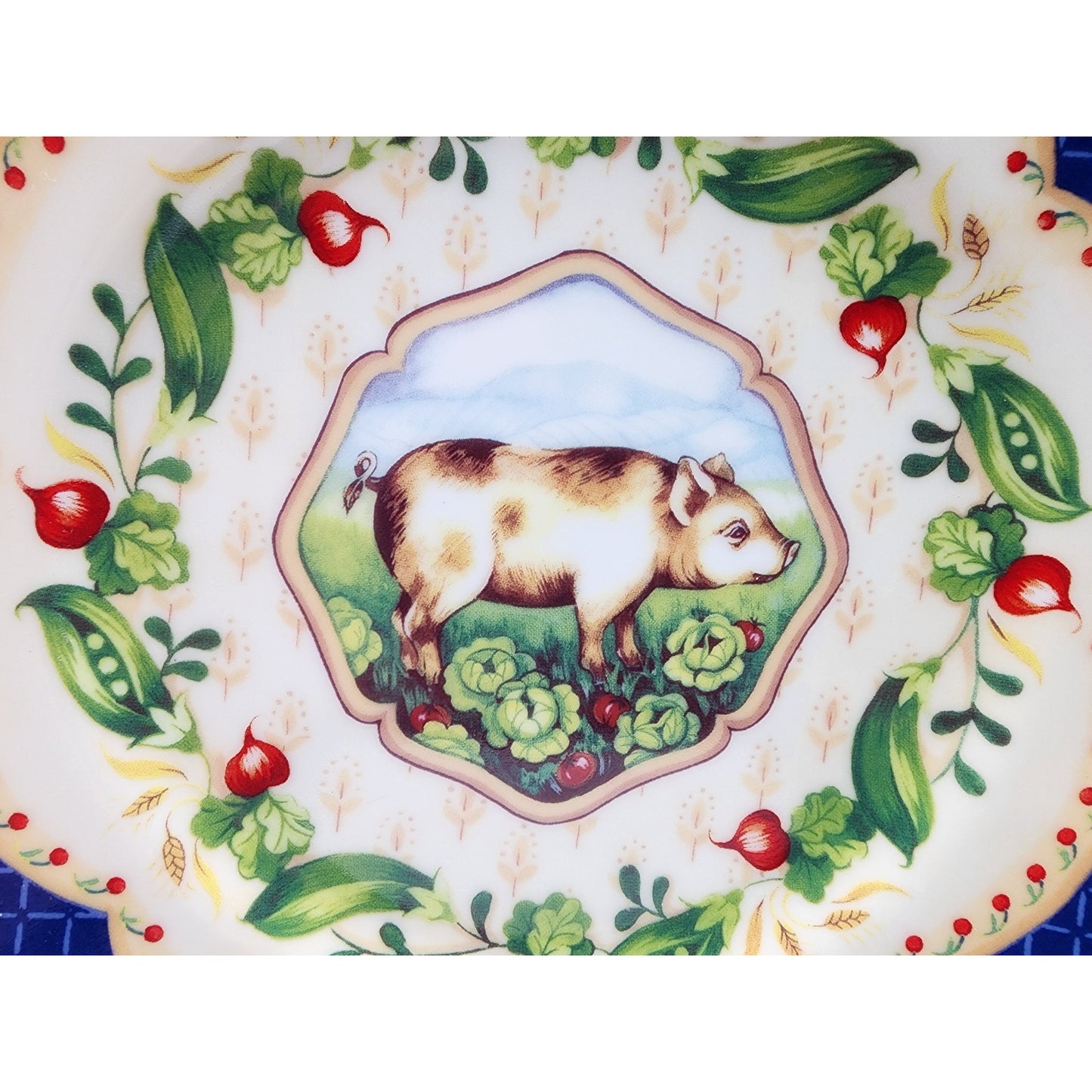 Le Jardin Farm Animal Plate & Mug Set Suzanne Nicoll Andrea by Sadek Japan