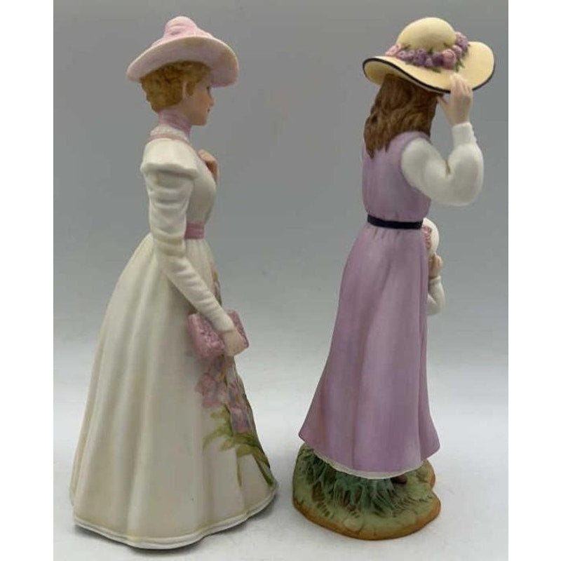 Home Interiors Porcelain Figurines Francesca 1997 & "Summer Days" girls 88412-98