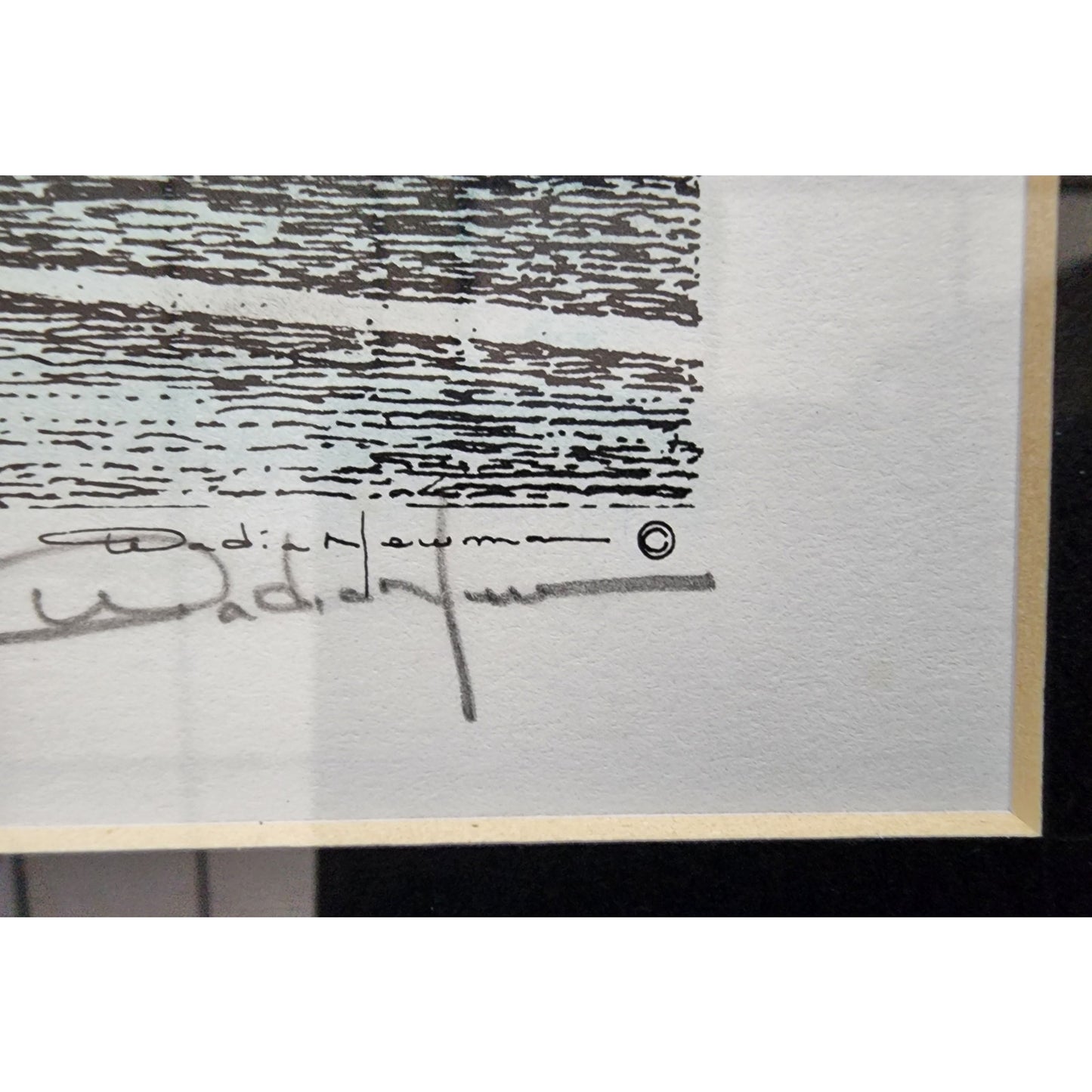 Signed Lithograph “The Water Tower” Wadia Newman Louisville Landmark Framed Art