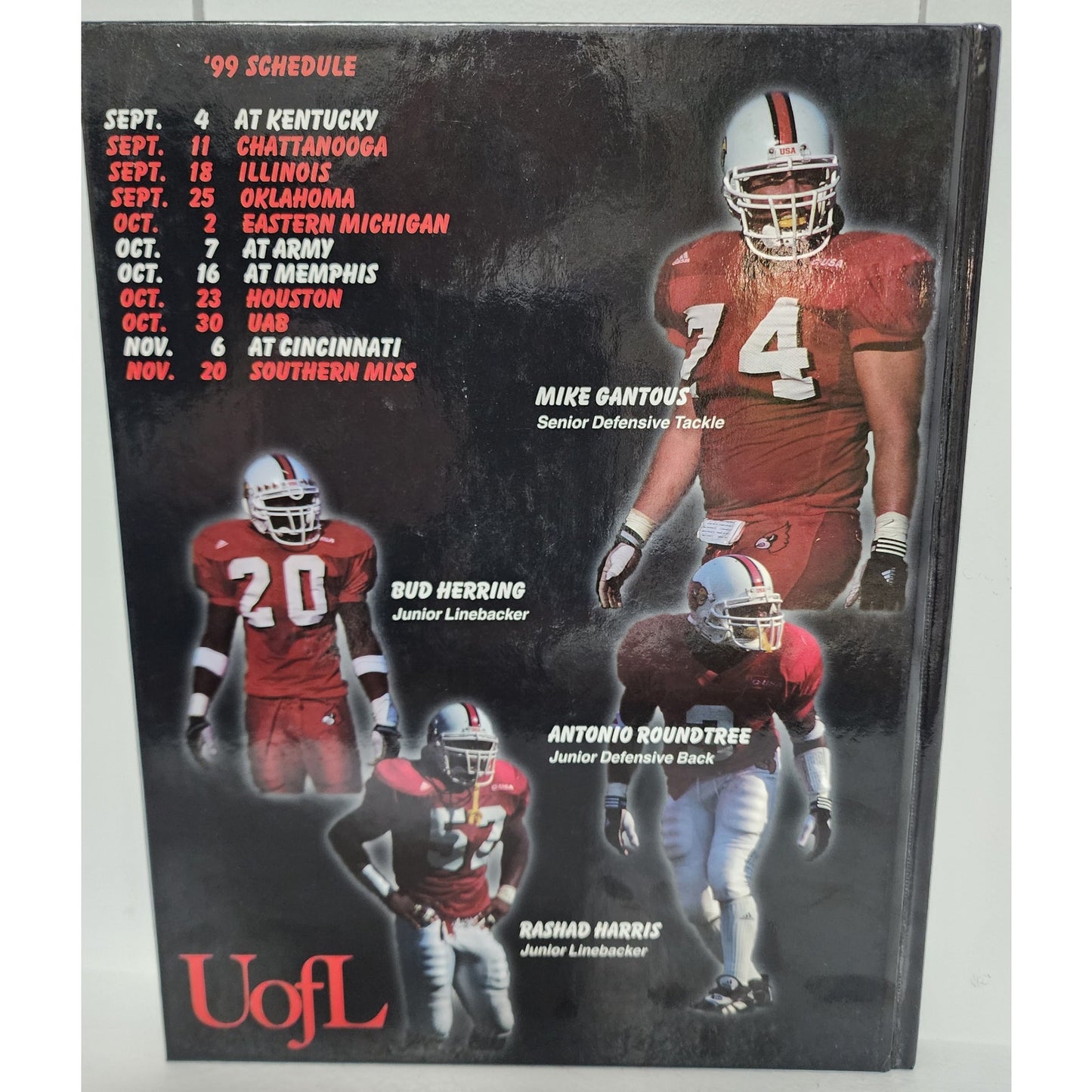 Louisville 1999 Cardinal Football Book 204 Pages Stats Photos Coach John Smith