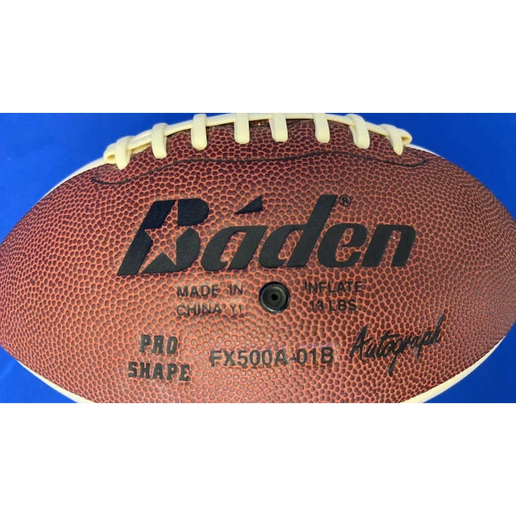 Kentucky Wildcats Rich Brooks Signed Football Go Cats! Autograph NCAA Coach UK