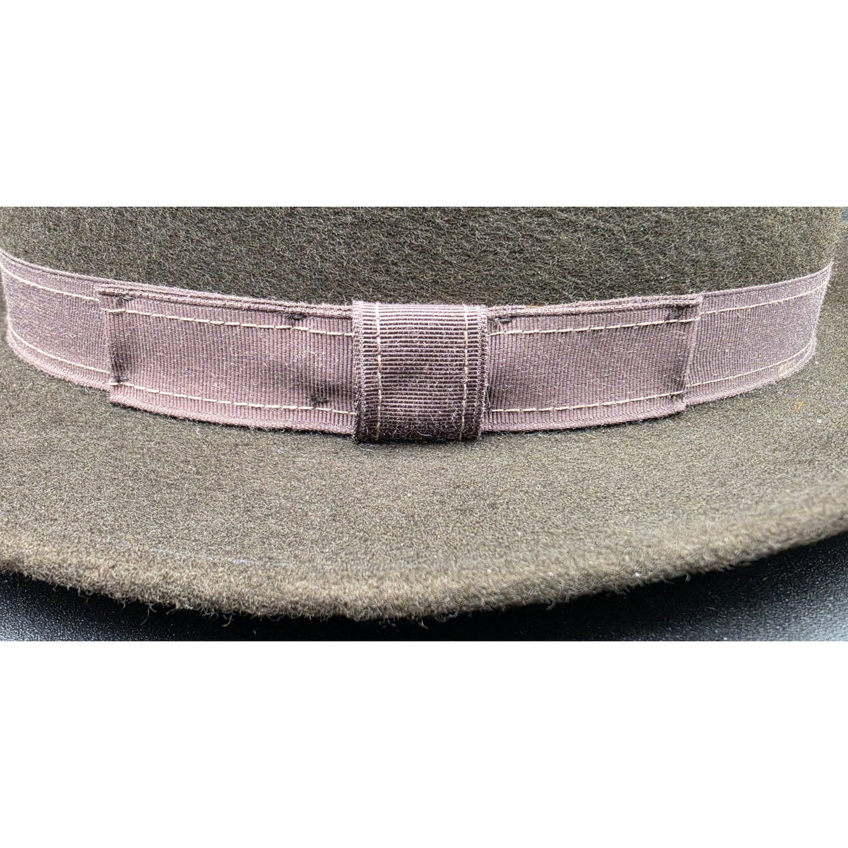 Vintage Capas Design Men Brown Wool Fedora Hat Sz L USA Made Classic Trillby