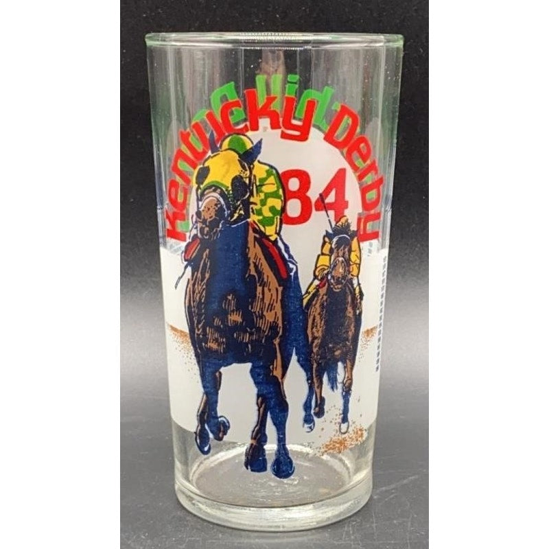 VTG Official 1984 Kentucky Derby Glasses Set of 6 Churchill Downs Souveni