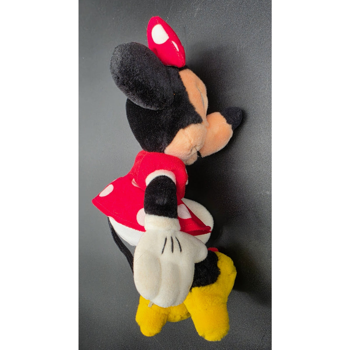Vintage Walt Disney World Minnie Mouse Plush 10.75" Polka Dot Dress Plush Doll