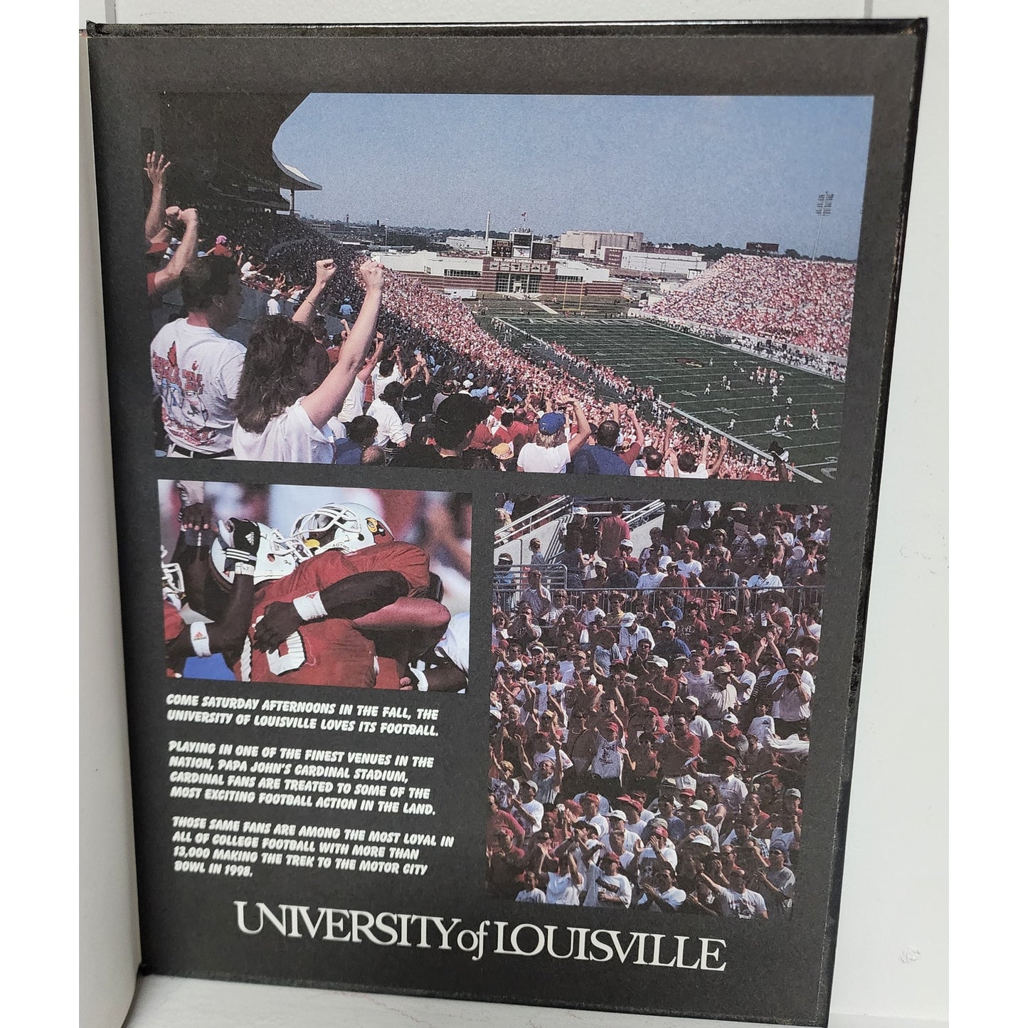 Louisville 1999 Cardinal Football Book 204 Pages Stats Photos Coach John Smith