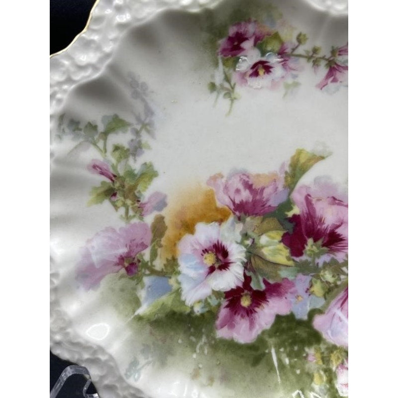 Vintage Limoges France A. Lanternier Lunch Plate, 8.75″ x 1″