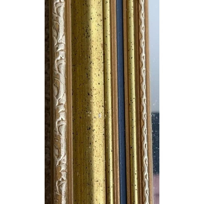 Gilded Mirrors Co. Ornate Wall Mirror 27.5x39.75 – Beveled Gold Frame