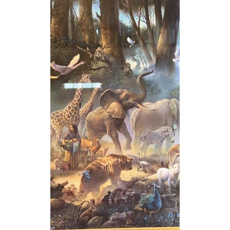 Tom duBois "The Invitation" Signed Ltd Ed Framed Print COA Noah's Ark 43"x26"