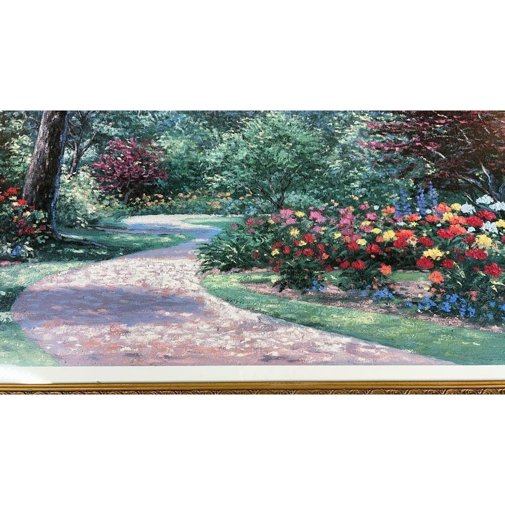 Schaefer Miles “Summer Enchantment” Seriolithograph Ornate Gold Frame COA