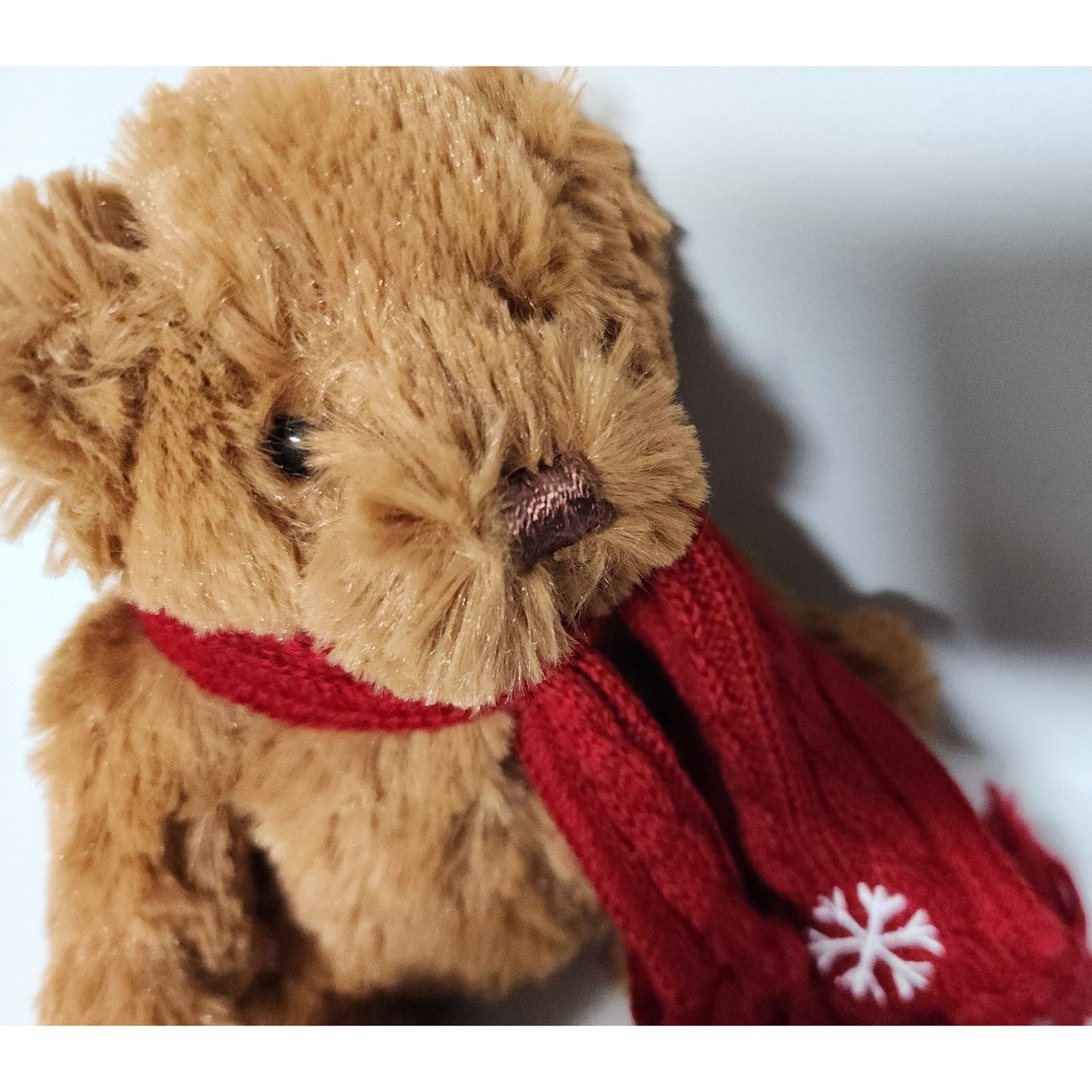 Boyds “Floyd” Archive Bear + Bath & Body Works Snowflake Scarf Bear, 2 Plush Set