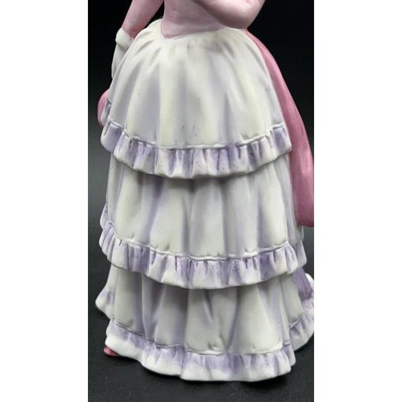 3 Homco Porcelain Figurines Bride's Day, Charlotte Rose &  Victorian Lady Lovely