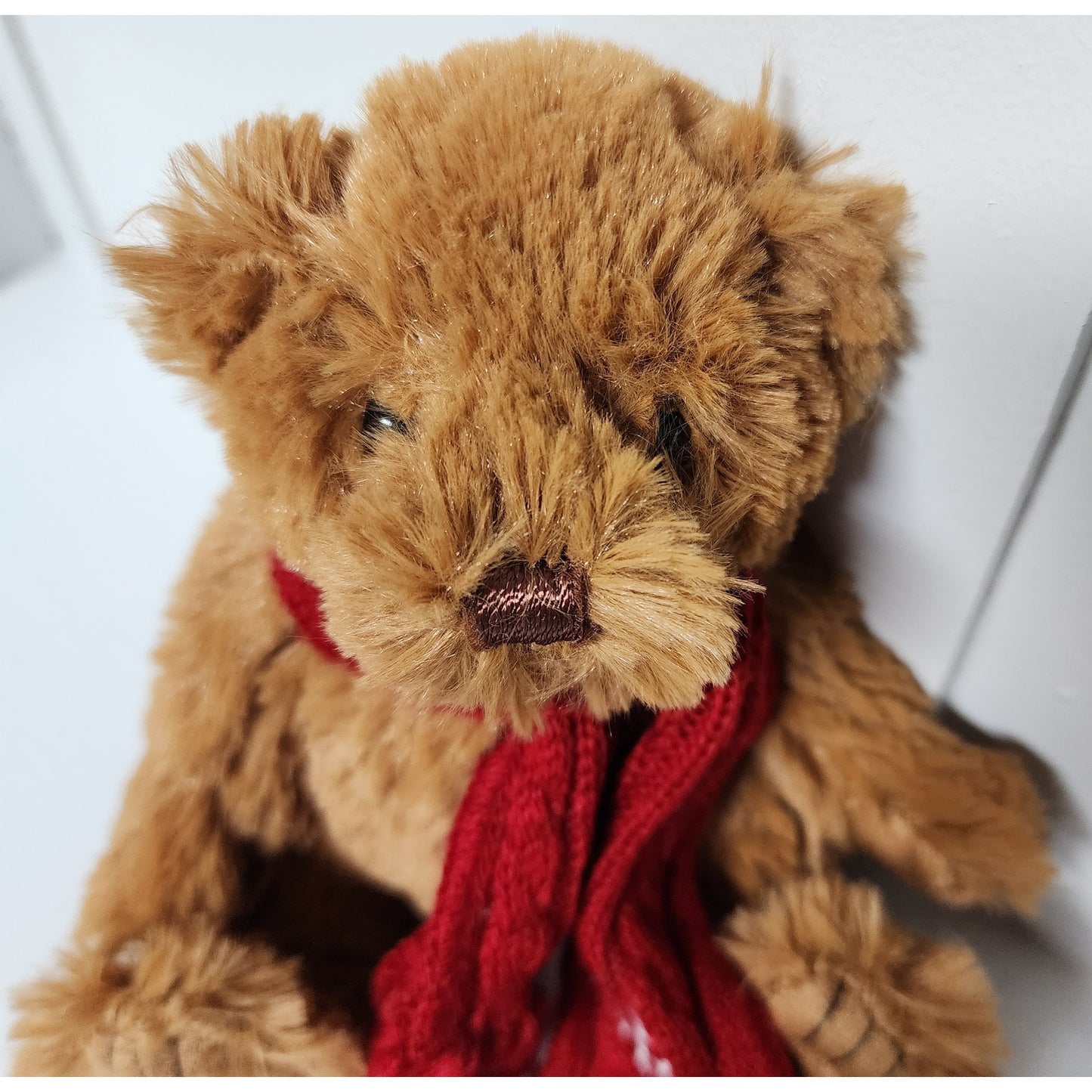 Boyds “Floyd” Archive Bear + Bath & Body Works Snowflake Scarf Bear, 2 Plush Set