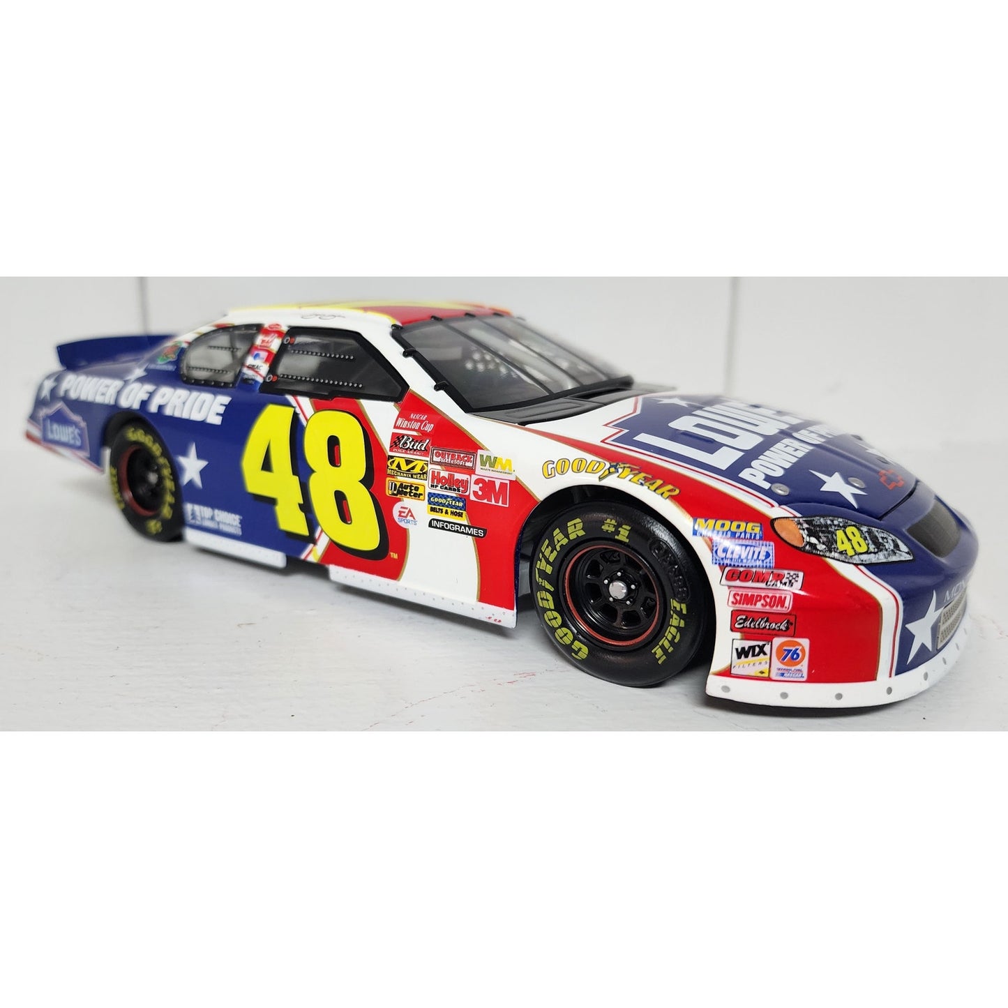 2003 Action 1:24 Jimmie Johnson #48 Lowe’s Power of Pride Monte Carlo Diecast