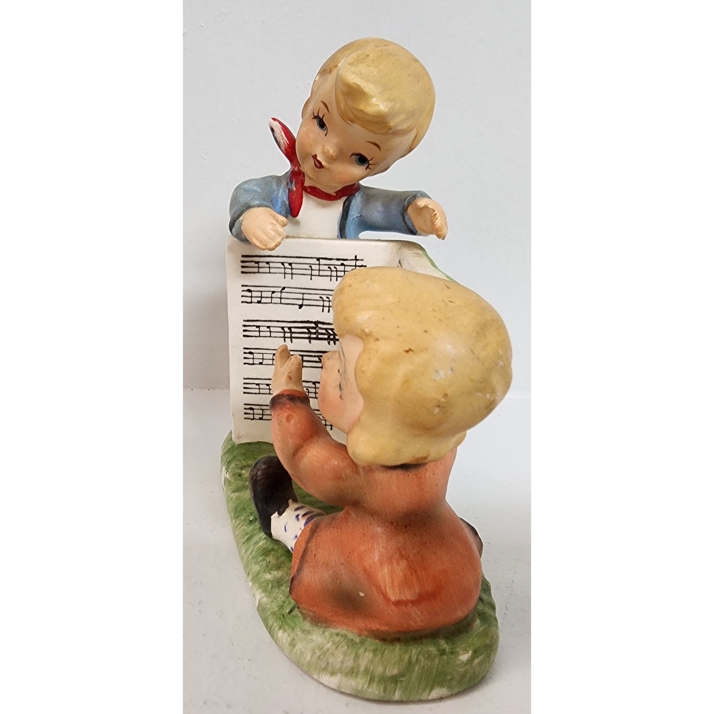 Vintage Royal Crown Japan Porcelain Musical Children Figurines 4 Set HandPainted