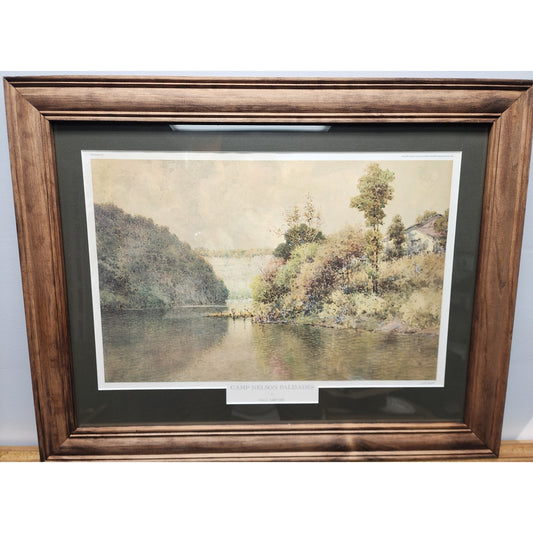 Paul Sawyier Lithograph Camp Nelson Palisades 1980 COA #1471/2500 Framed 28x22