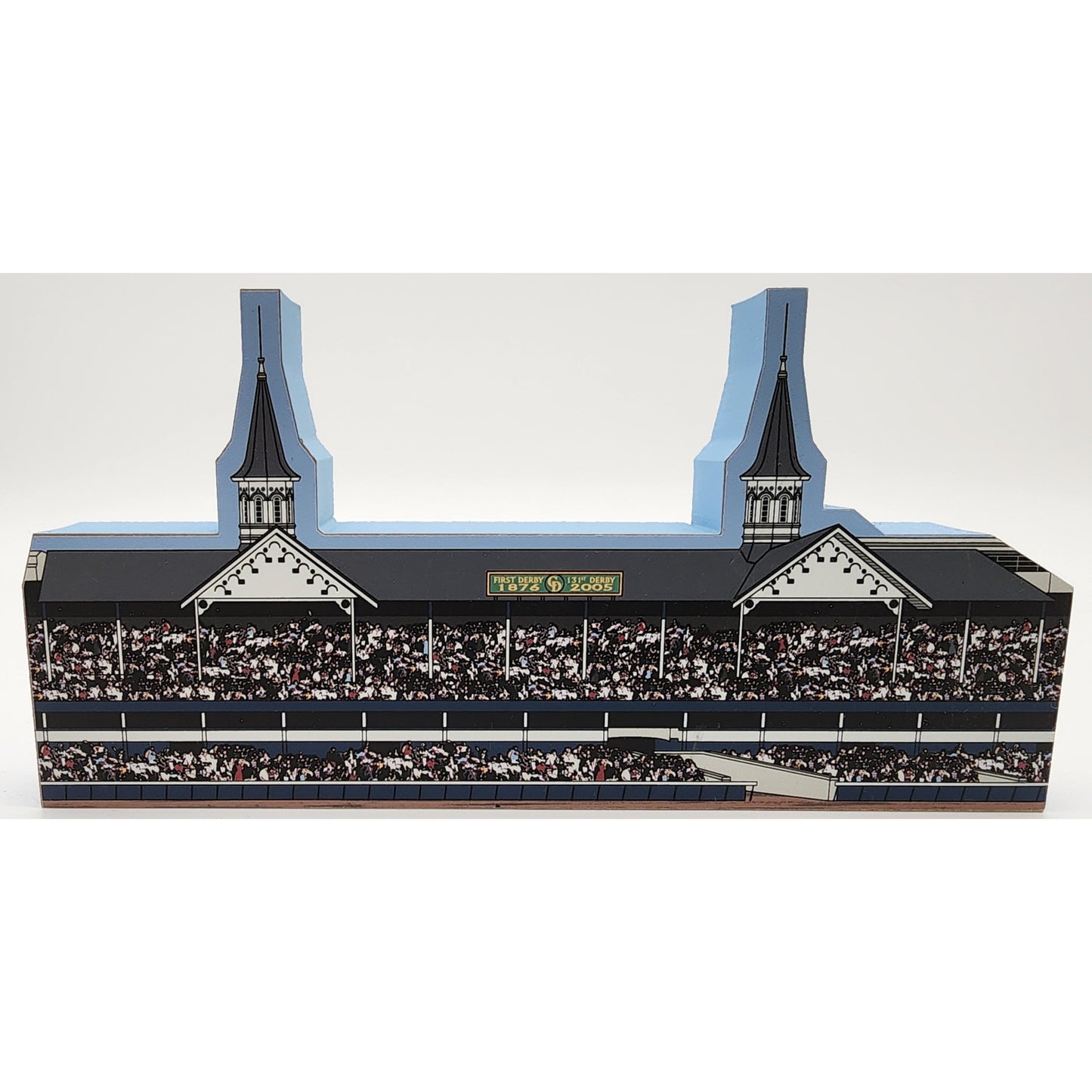 Churchill Downs Twin Spires Wood Block Derby Memento "1876-2005"