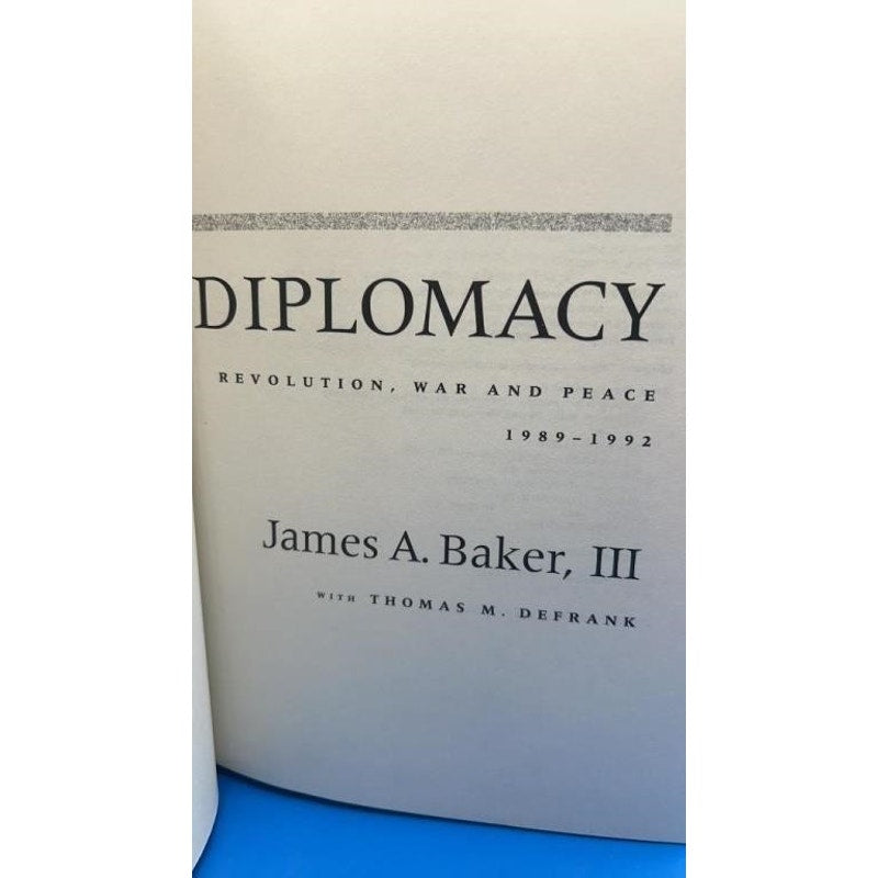 2 Signed Books Albright & Baker US Secretaries of State Memoirs Politics RARE