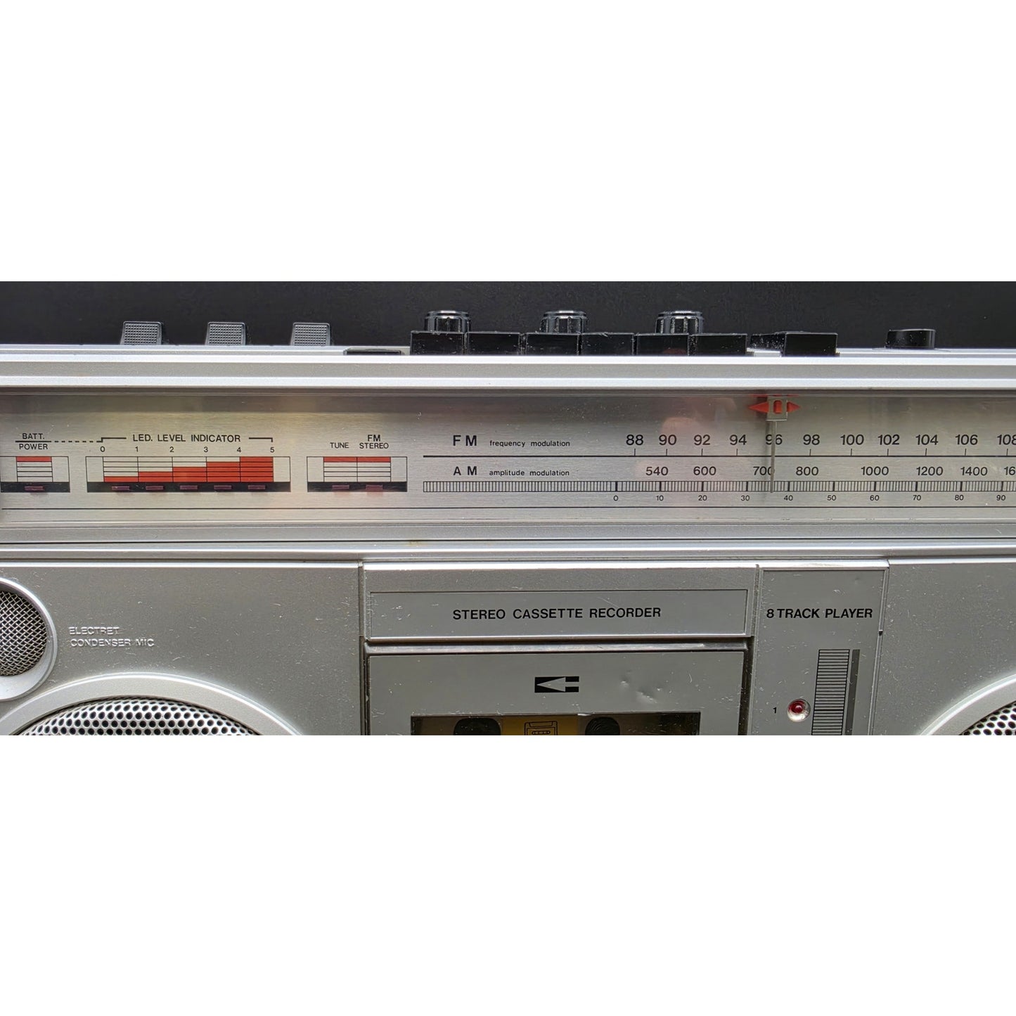 Vintage Montgomery Ward GEN‑3995A Radio Cassette 8‑Track Stereo Tested Boombox