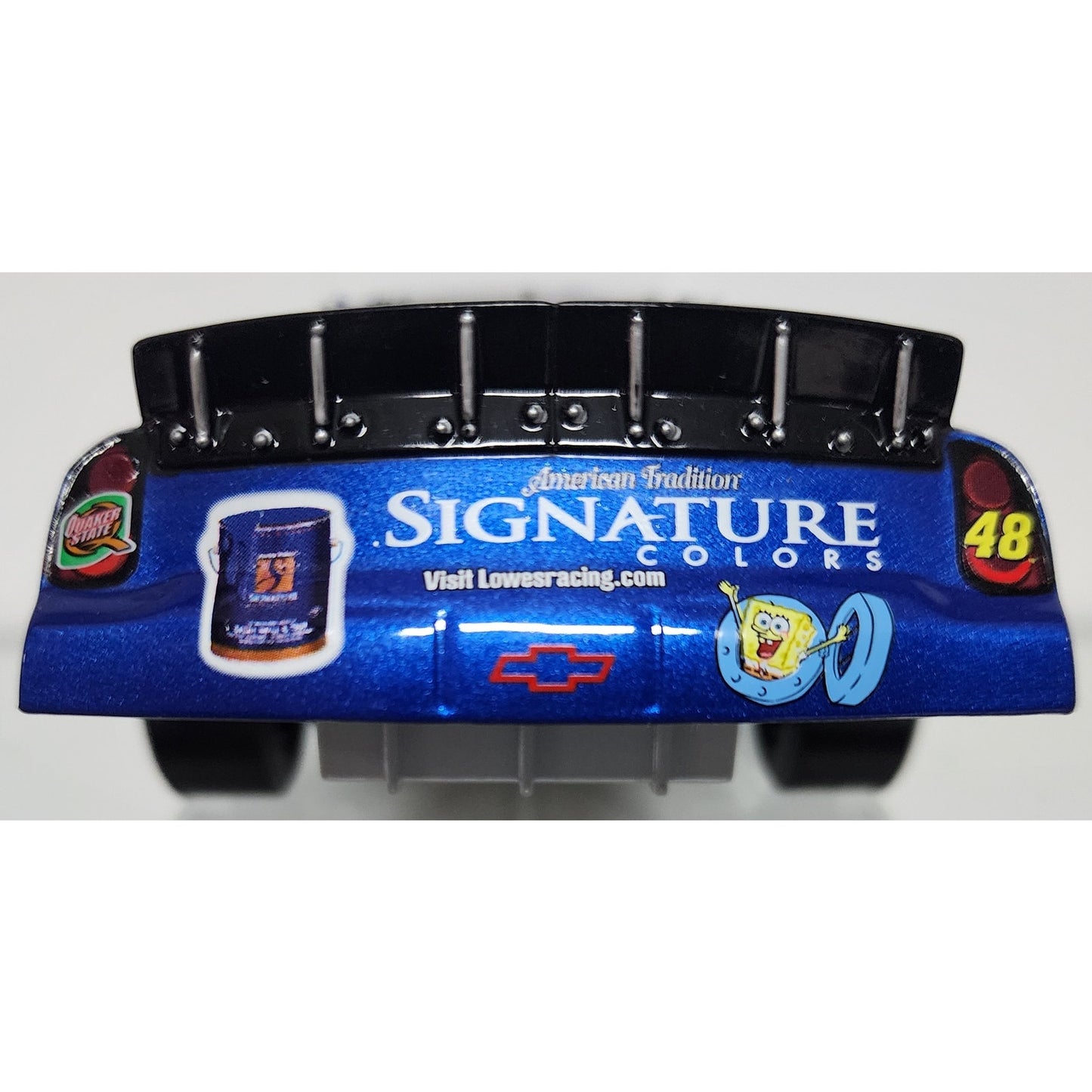2003 Jimmie Johnson #48 Lowe’s SpongeBob Platinum 1:24 Diecast Monte Carlo Bank w/ Gold Key LE