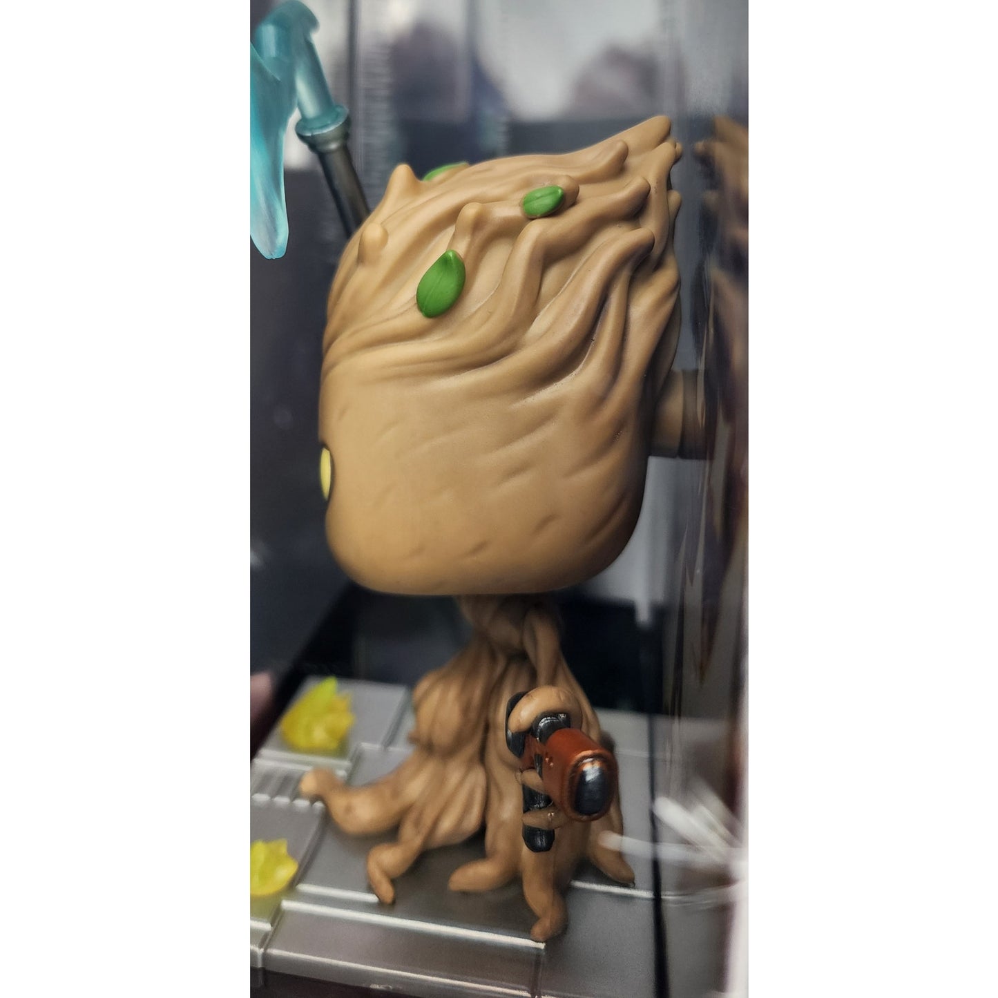 Funko Groot POP Art Acrylic Display Box 2022 Marvel GOTG Mint Shrink Wrap