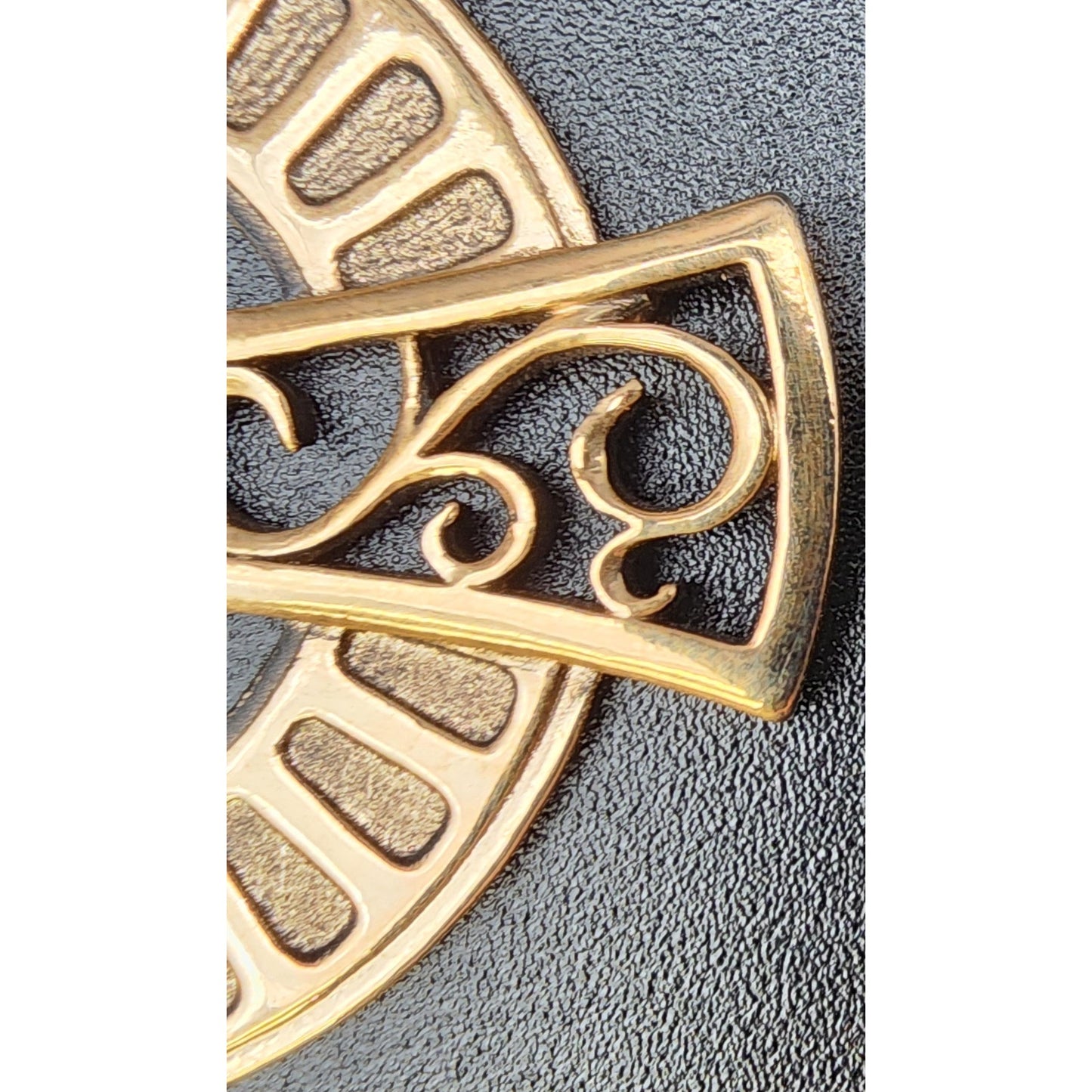 1979 Sarah Coventry Celtic Cross Necklace w/ Amber Gemstone – Limited Edition