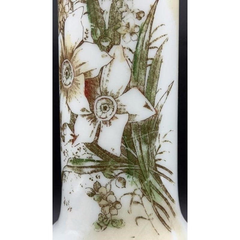 VTG Takahashi Soft Flower San Francisco Bud Vase Hand-Painted 11.5"