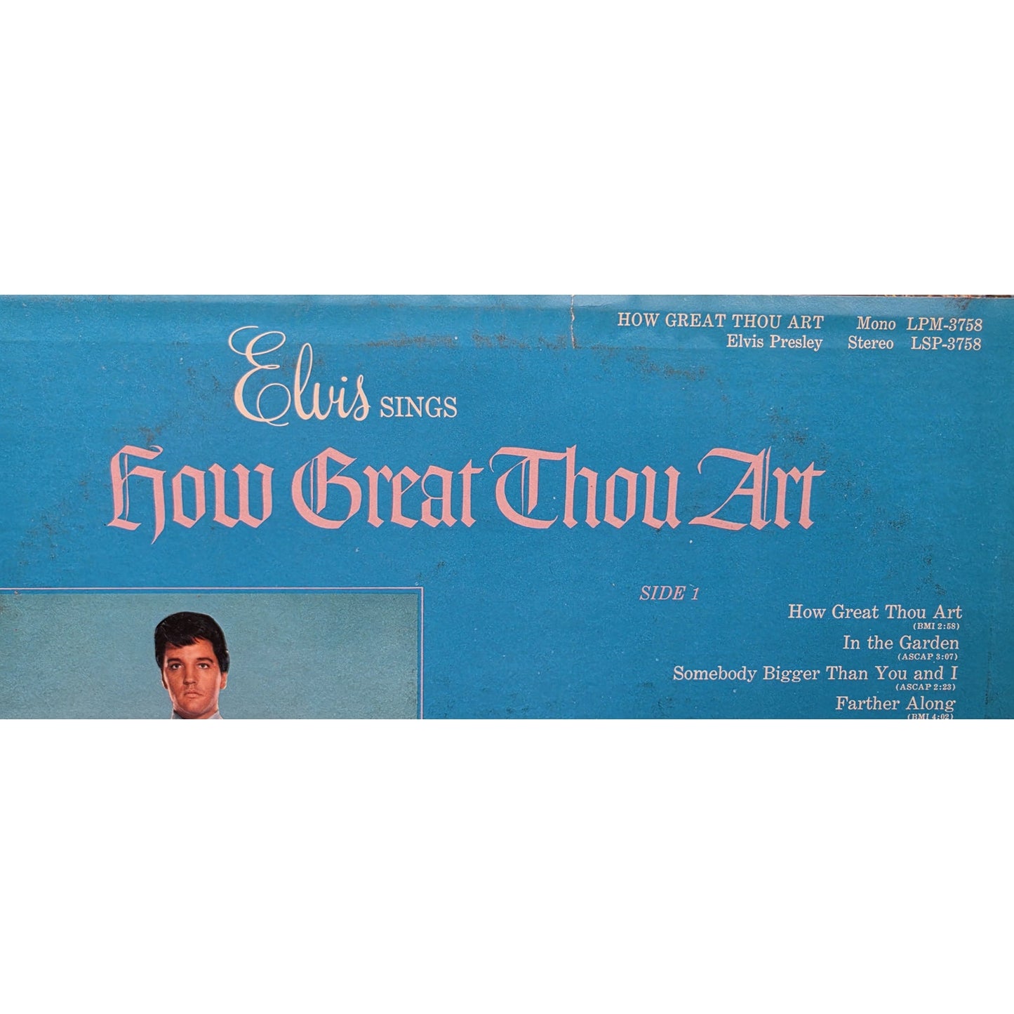 Elvis “How Great Thou Art” 1960s RCA Stereo LP – Good Jacket & Clean Vinyl