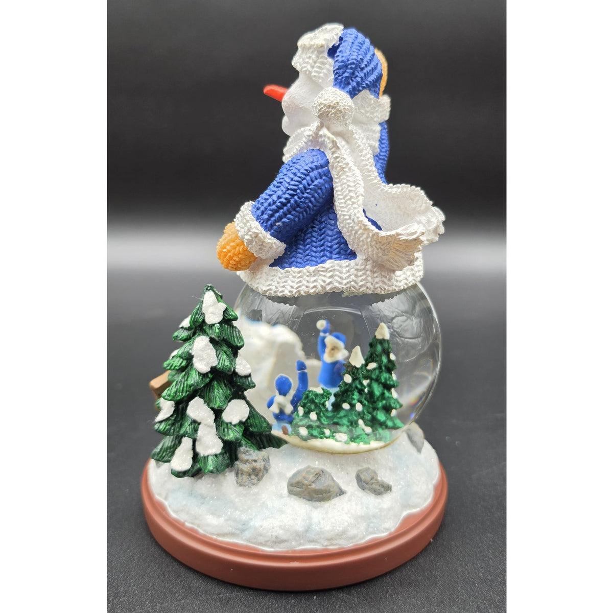 Vintage Univ of Kentucky Snowfight Snowman Snowglobe LE #356/3000 Wildcats