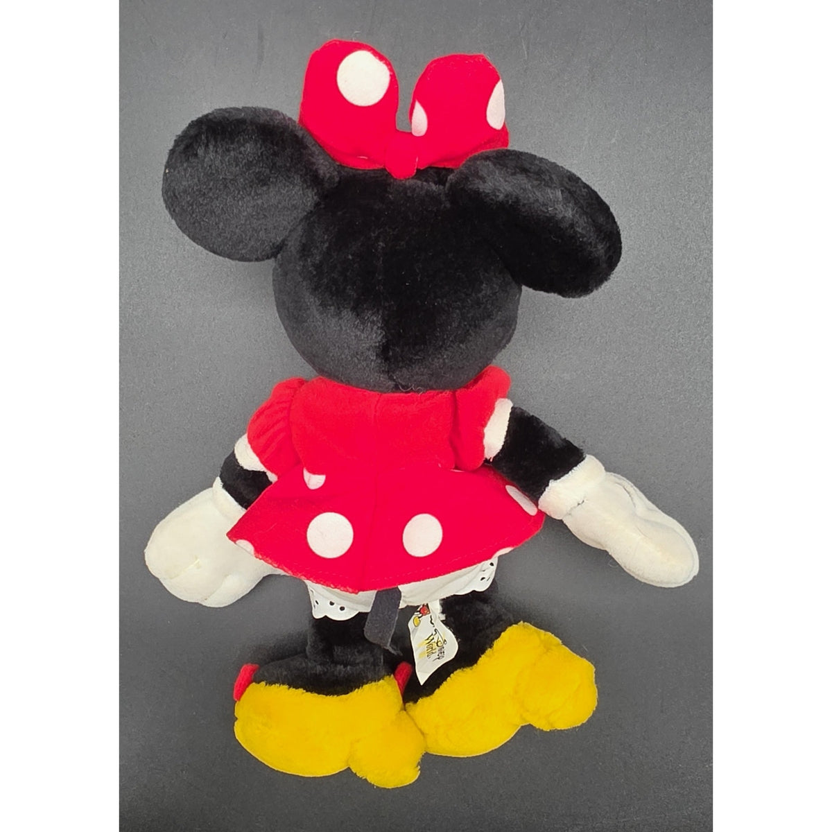 Vintage Walt Disney World Minnie Mouse Plush 10.75" Polka Dot Dress Plush Doll