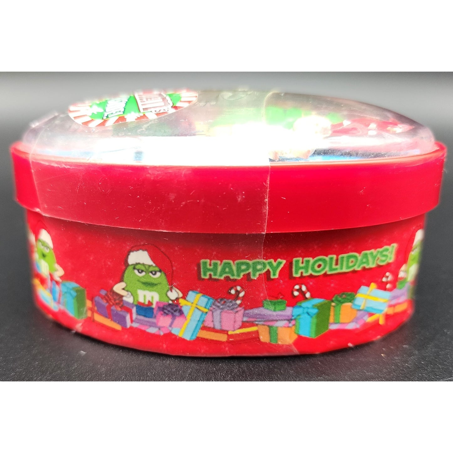 Vintage M&M’s Christmas Lot Ornaments, Gift Boxes & Mini Pail Bowl 1980s–90s