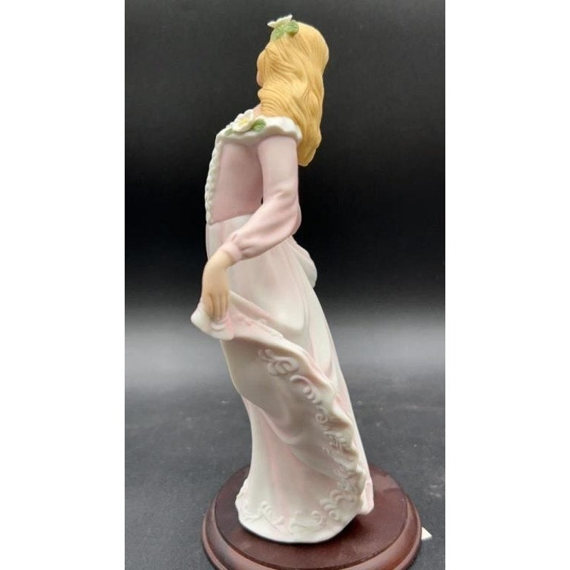 Home Interiors Porcelain Figurines Heather & Pearl w/ COA #88016-99 #14004-04