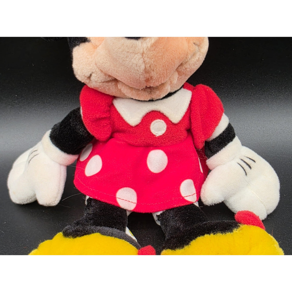 Vintage Walt Disney World Minnie Mouse Plush 10.75" Polka Dot Dress Plush Doll
