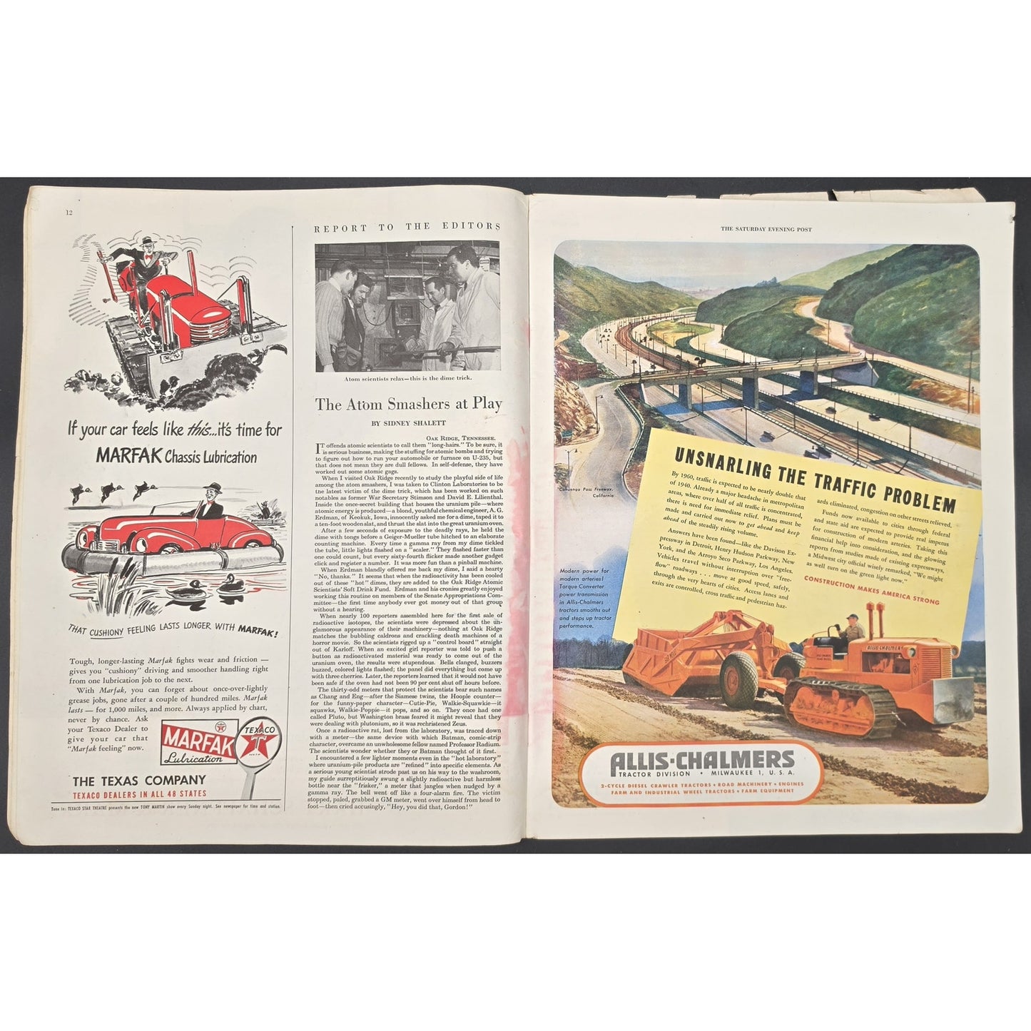 WWII Era Saturday Evening Post Lot 1942–1947 w/ Ads & Stories (3 Issues)