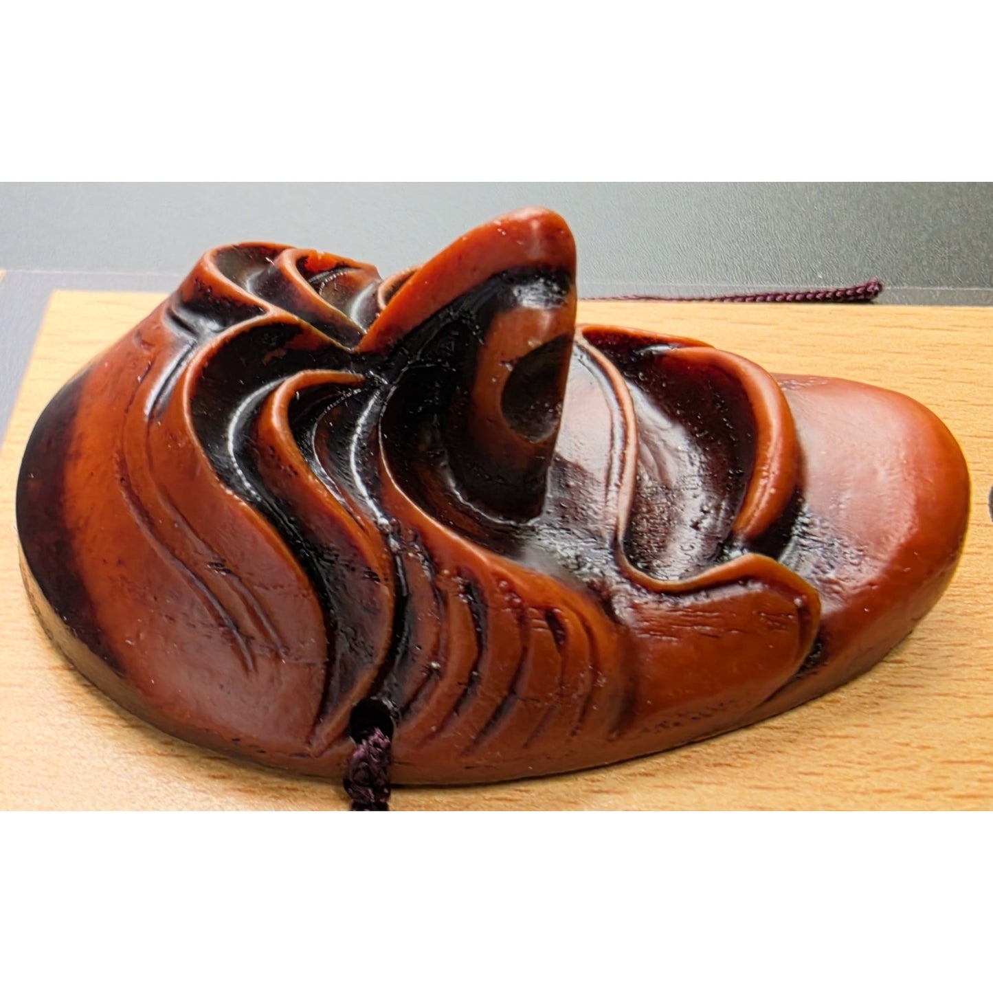 Vintage Korean Hahoe Mask Yangban Aristocrat Wall Plaque Byeolsin Exorcism Box