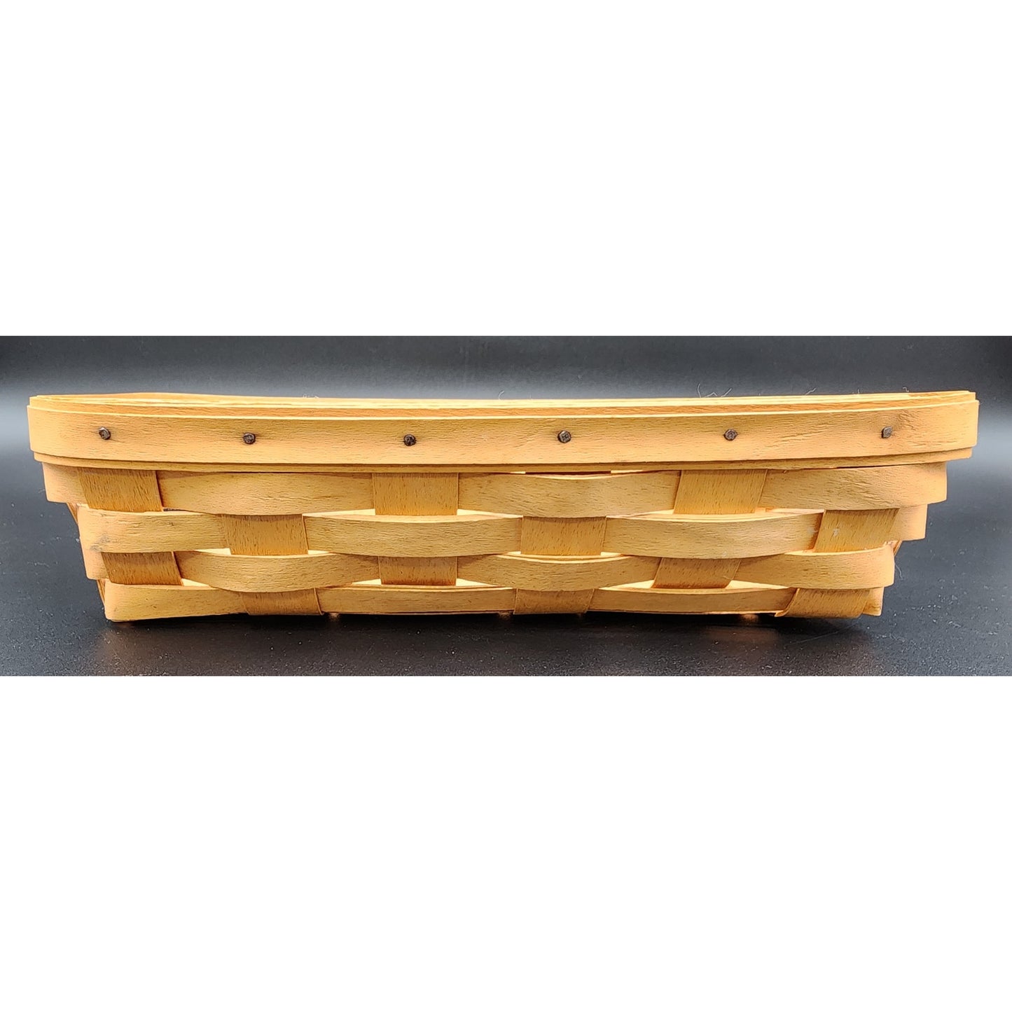 Longaberger Handwoven Basket 1998 SDW Signed – Small Utility Storage Tray