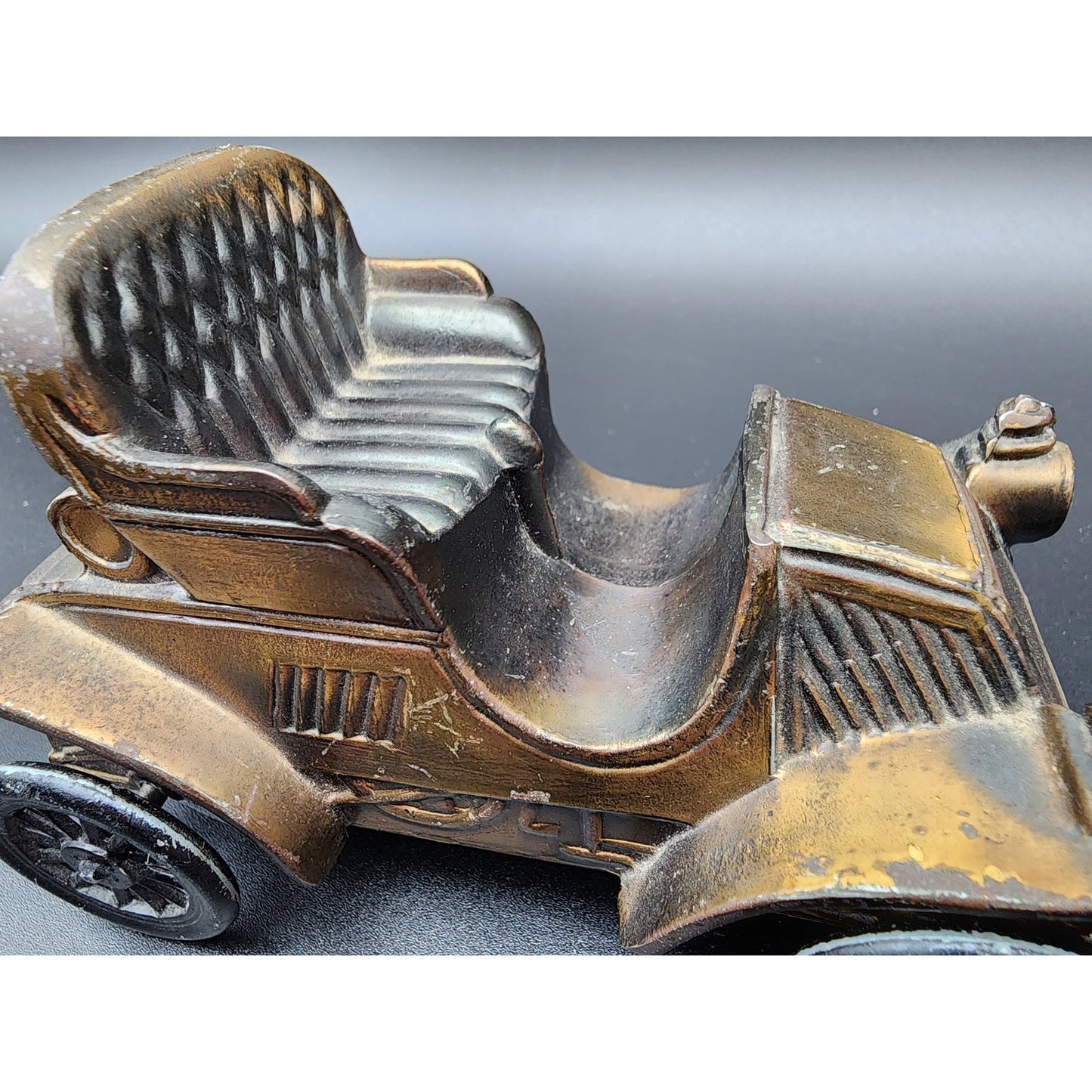 Vintage Brass Die‑Cast Car Bank First Federal Savings & Loan Canton Louisville